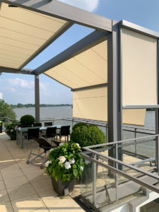 Freistehende Markise