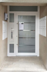 Aluminium Haustür