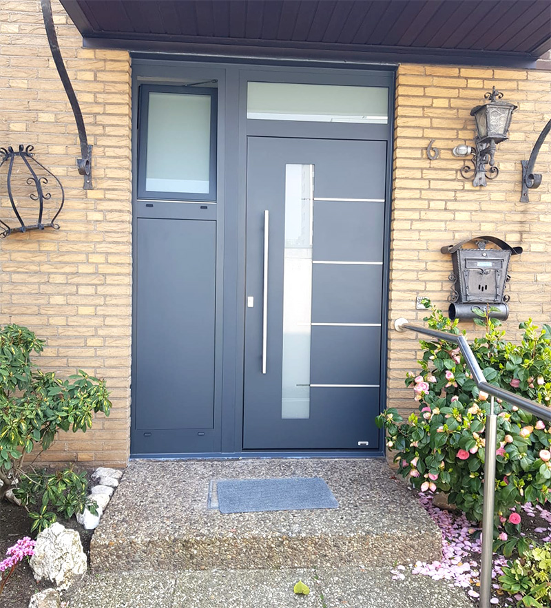 Aluminium Haustür
