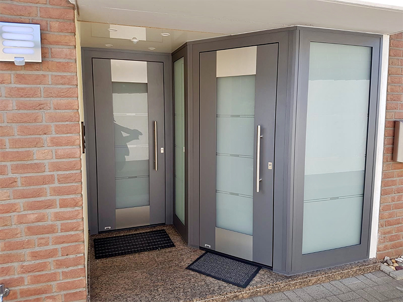 Aluminium Haustür