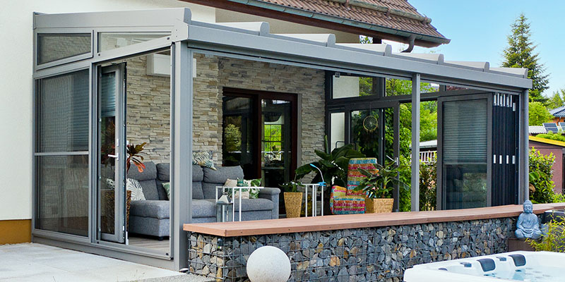 TS Aluminium Wintergarten bei Profilbau Scheil