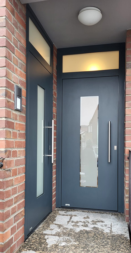 Aluminium Haustür Profilbau Scheil Mettmann