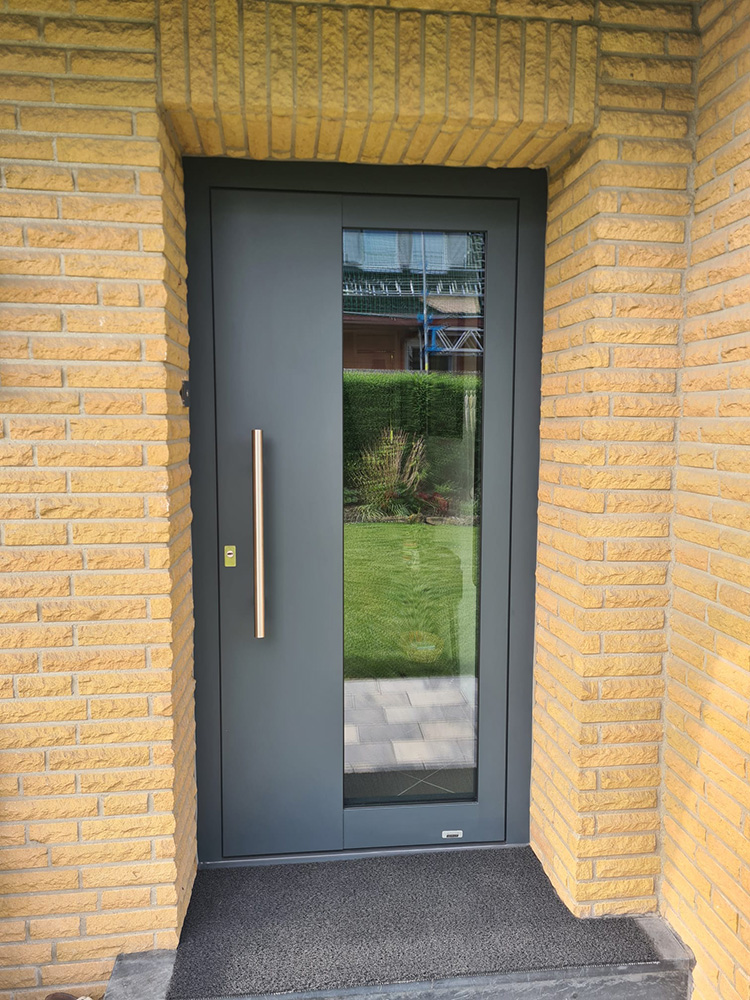 Aluminium Haustür Profilbau Scheil Mettmann