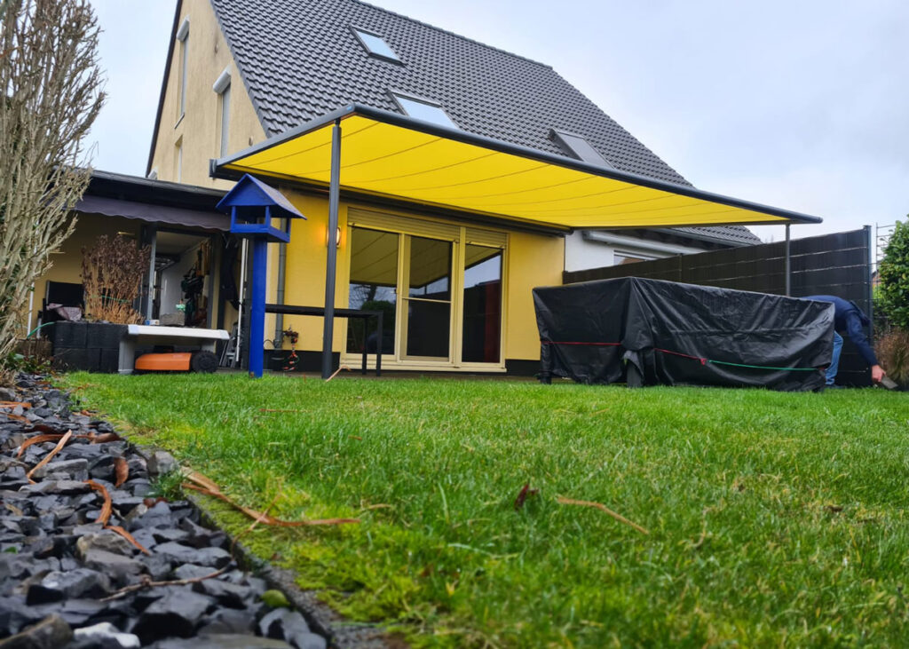 Sonderlösung für Pergola von Profilbau Scheil