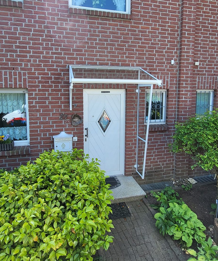 Haustür Vordach von Profilbau Scheil