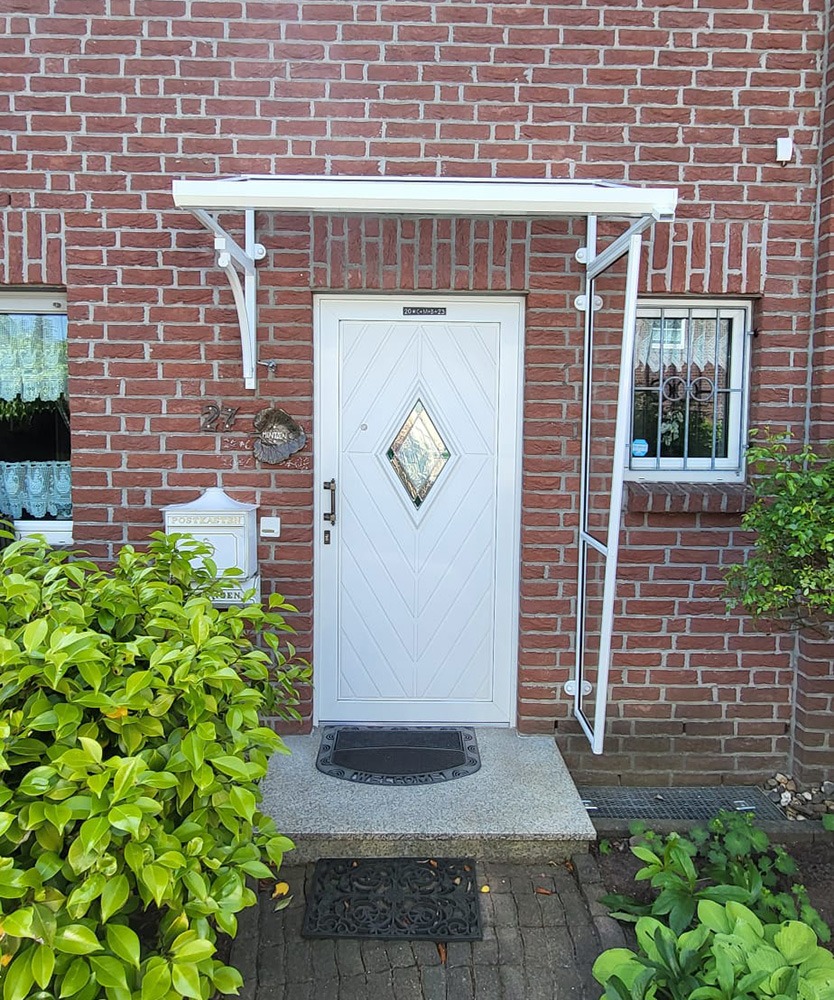 Haustür Vordach von Profilbau Scheil