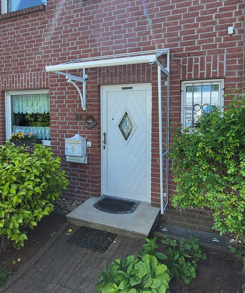 Haustür Vordach von Profilbau Scheil