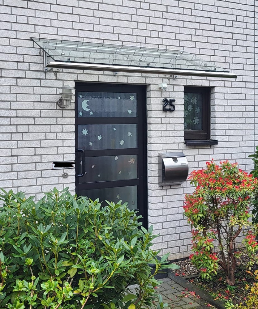 Haustür Vordach von Profilbau Scheil