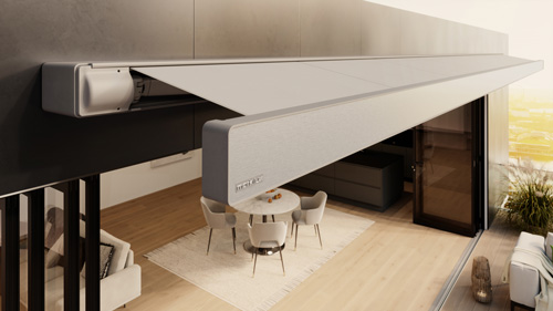 silber eloxierte Sichtblende der markilux 970