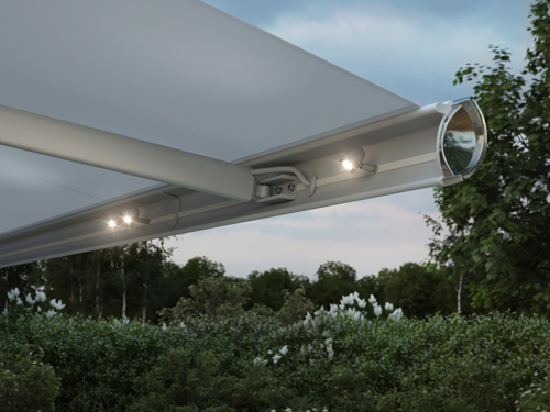 markilux 6000 mit LEDs im Ausfallprofil - Profilbau Scheil