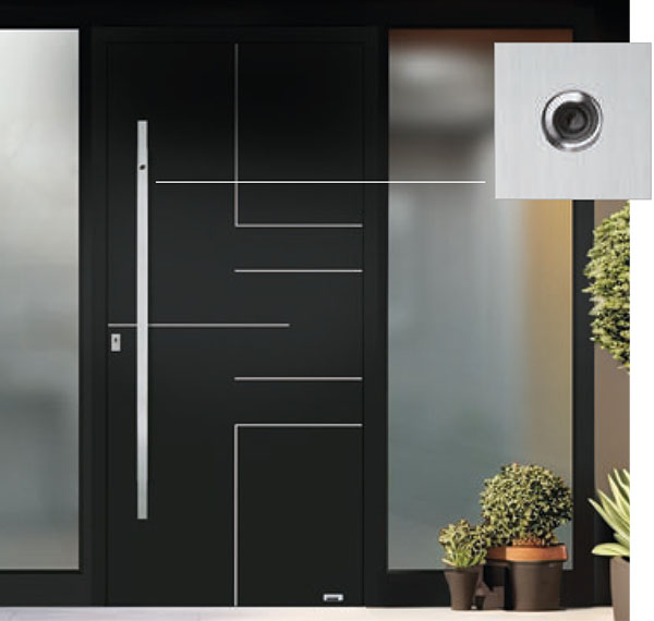 Kamera und Türspion Köster Aluminiumhaustüren
