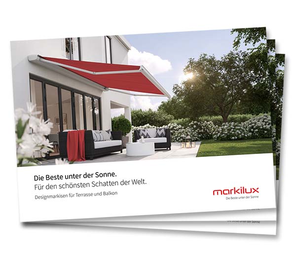 markilux Terrassen- und Balkonmarkisen Broschüre - Profilbau Scheil