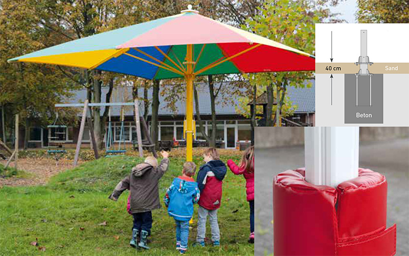 Kita Sonnenschirm Jumbrella bei Profilbau Scheil