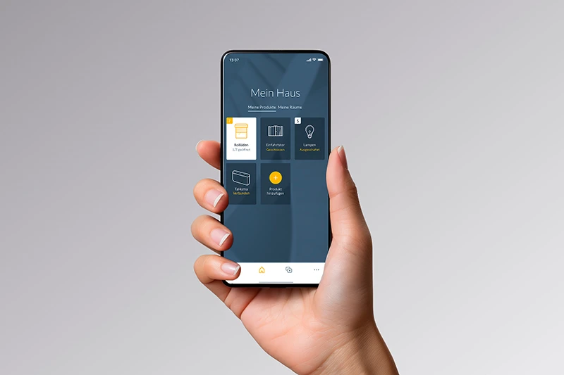 ROMA Somfy TaHoma Smart Home Profilbau Scheil