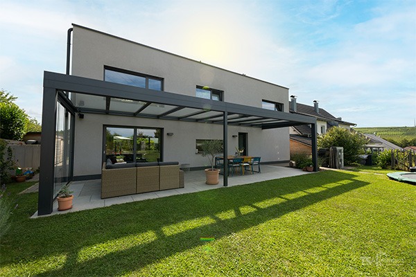 TS Aluminium Terrassendach Profilbau Scheil