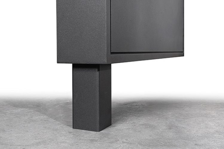 Verdeckt liegender Stützwürfel zur Bodenbefestigung