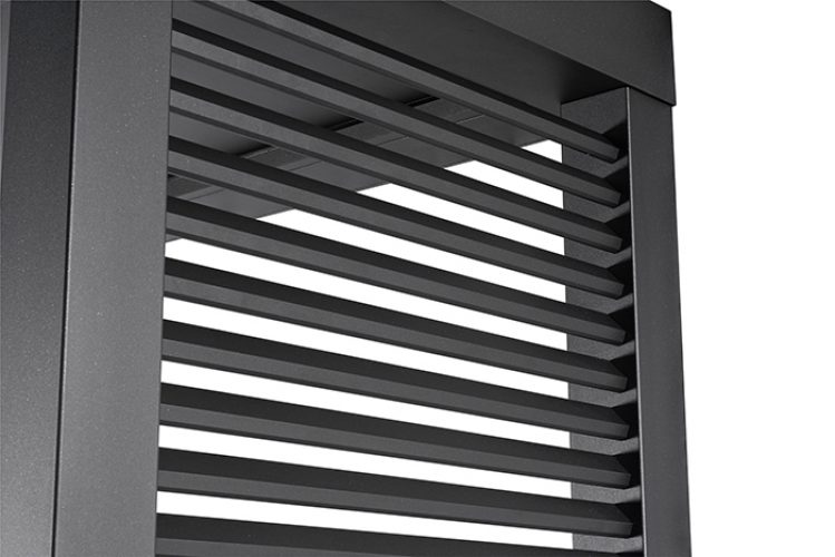 Platin mit Aluminium Quersprossen