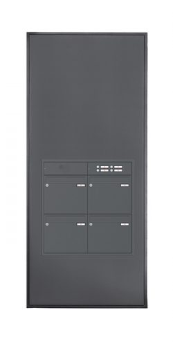 Platin Portal 4er mit Klingel